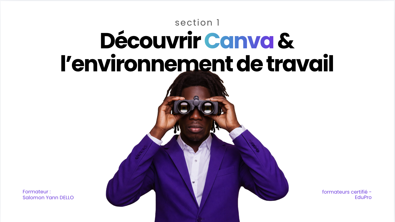 Découvrir Canva & l’environnement de travail (Copie)(Auto-formation)